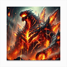 Pyroclastic Colossus 7 Canvas Print