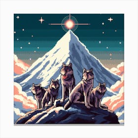 Wolf pack Canvas Print