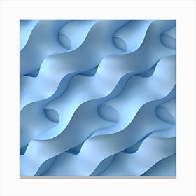 Abstract Wavy Pattern Canvas Print