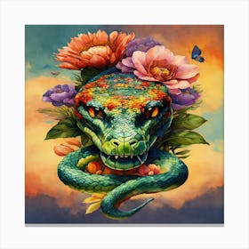 Snake Canvas Art Canvas Print