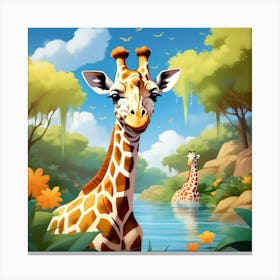 Giraffe 4 Canvas Print