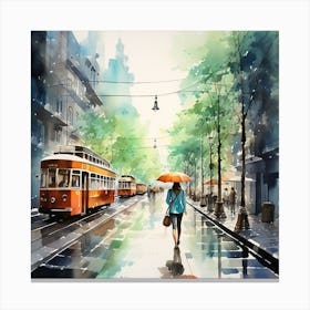 Watercolor Canvas Print