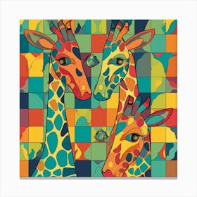 Giraffes 8 Canvas Print