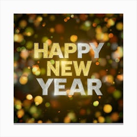 Happy New Year 5 Canvas Print