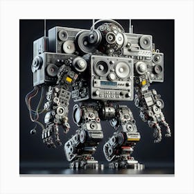 Digital Robot10 Canvas Print