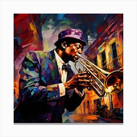 Jazz Musician 103 Canvas Print