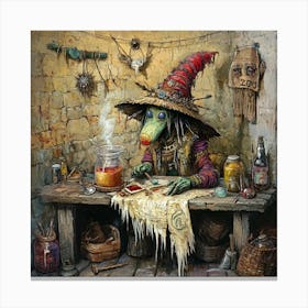 The Plague Doctor - 4 Canvas Print