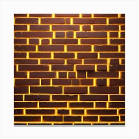 Abstract golden bricks background 4 Canvas Print