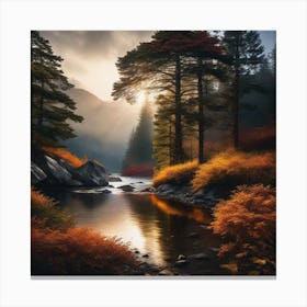 Autumn In The Mountains 37 Canvas Print