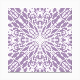 Purple Tie Dye Canvas Print