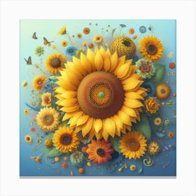 Sunflowers 6 Canvas Print