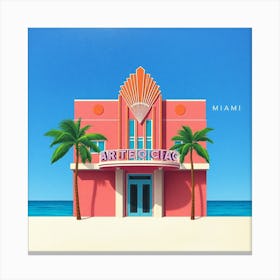 Miami Studio Canvas Print