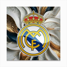 Real Madrid CF Logo Wall Art 1 Canvas Print