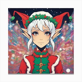 Christmas Elf 4 Canvas Print