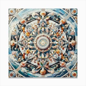 Mosaic Mandala Canvas Print