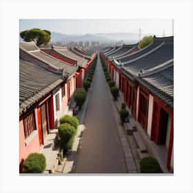 Callecita En Barrio Chino Canvas Print