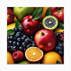 Variety Of Fruits 1 Canvas Print