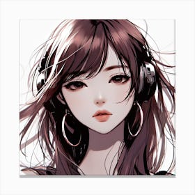 Anime Girl (35) Canvas Print