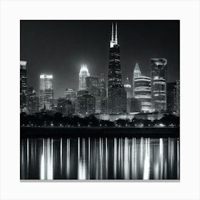 Chicago Skyline 4 Canvas Print