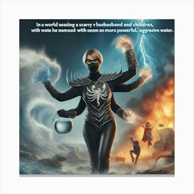 Scorpio Super Mom #4 Canvas Print