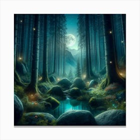 Fairy Forest 2 Canvas Print