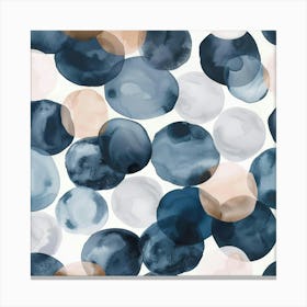 Watercolor Circles 8 Canvas Print