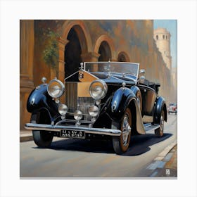 Rolls Royce 90s Canvas Print