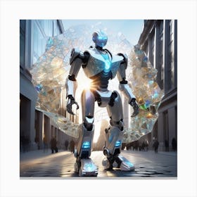 Futuristic Robot 19 Canvas Print