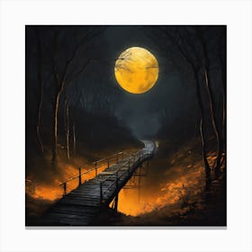 Moonlit Passage Canvas Print