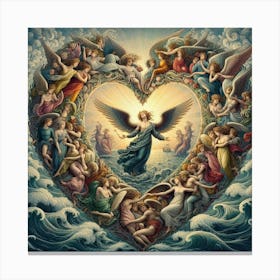 Angels In The Heart 1 Canvas Print