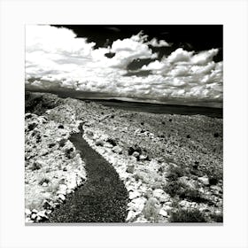 Chemin De Pierres Canvas Print