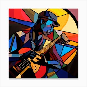 Blues Musician 1 Canvas Print