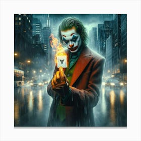 Joker 411 Canvas Print