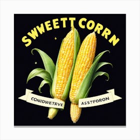 Sweetcorn As A Logo (71) Canvas Print