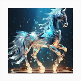 Caballo De Cristal Canvas Print