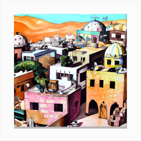 Israeli Village Canvas Print