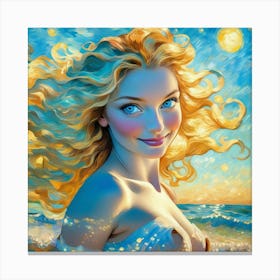 Little Mermaid jo Canvas Print