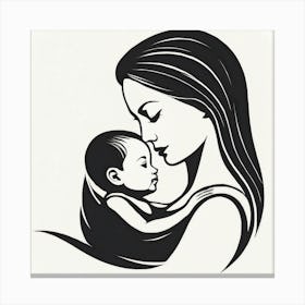 Mother And Child Canvas Print