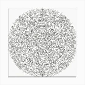 Mandala 19 Canvas Print