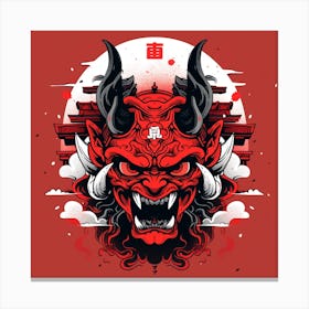 Japanese Demon Canvas Print