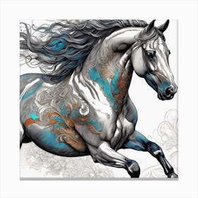 Horse Running 1 Canvas Print