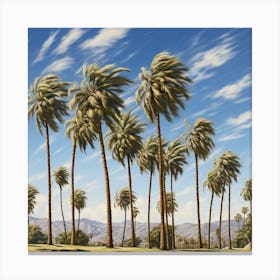 Palms 1 Canvas Print