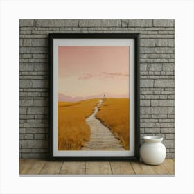 Path To The Sunset Canvas Print