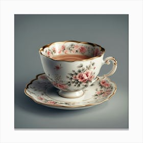 Tea Art 56 Canvas Print