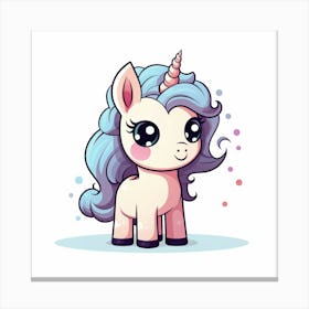 Cute Unicorn 577 Canvas Print