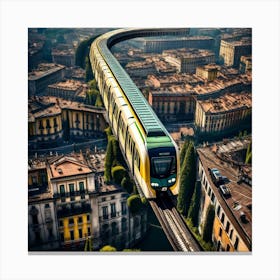 Train In Italy Canvas Print