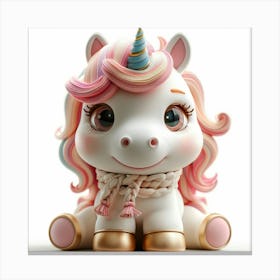 Unicorn Figurine 13 Canvas Print