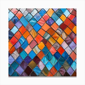 Mosaic Tile Background 3 Canvas Print