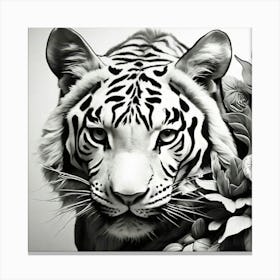 White Tiger Canvas Print