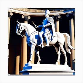 Statue Of King Alexander Canvas Print